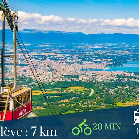 Coloc Pasteur - Belle Colocation De 3 - Hypercentre - Proche Gare Et Tram - Wifi Gratuit Annemasse